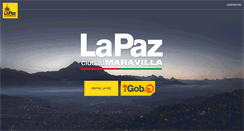 Desktop Screenshot of lapaz.bo